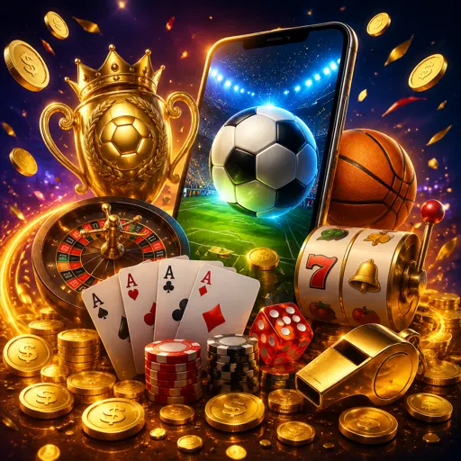 Mercados esportivos tradicionais como futebol e basquete na mesma conta de e-sports